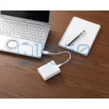 Panasonic Eneloop BQ-CC87 Ni-MH Akkumulátor Töltő és Powerbank + 4db 1900mAh (AA / R6) Ceruza Újratölthető Elem