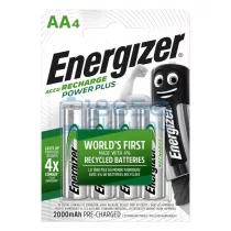   Energizer Power Plus 2000mAh (AA / R6) Ceruza Újratölthető Elem / Ni-MH Akkumulátor (4db)