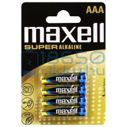 Maxell Super Alkáli Tartós (AAA / LR03) Mikro Elem (4db)