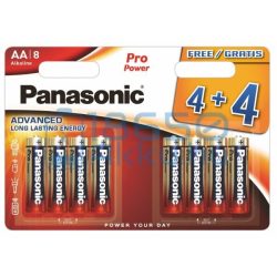   Panasonic Pro Power Alkáli Tartós (AA / LR6) Ceruza Elem (8db)
