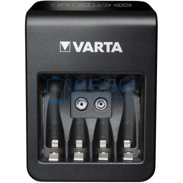 Varta LCD Plug Charger+ Ni-MH Akkumulátor Töltő + 4db 2100mAh (AA / R6) Ceruza Újratölthető Elem