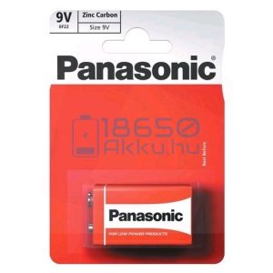 Panasonic 6F22 9V Féltartós Cink-Szén Elem