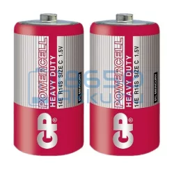   GP PowerCell Cink-Szén Féltartós (C / R14) Baby Elem (2db)