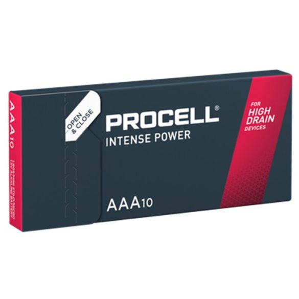 Duracell Procell Intense Power Alkáli Tartós (AAA / LR03 / MN2400) Mikro Elem (10db)