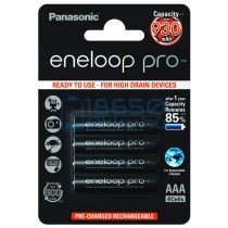   Panasonic Eneloop Pro 930mAh (AAA / R03) Mikró Újratölthető Elem / Ni-MH Akkumulátor (4db)