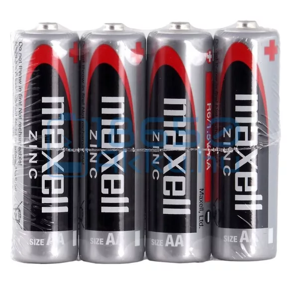 Maxell Cink-Szén Féltartós (AA / R6) Ceruza Elem (4db)