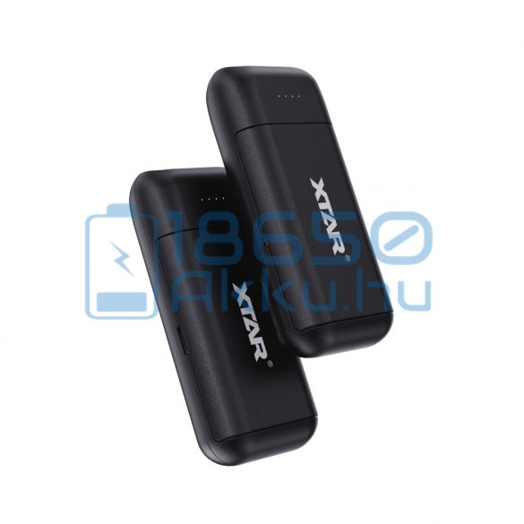 XTAR PB2C Fekete Akkumulátor Töltő és Powerbank