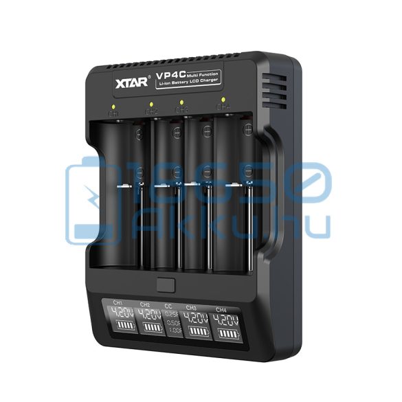 XTAR VP4C Akkumulátor Töltő