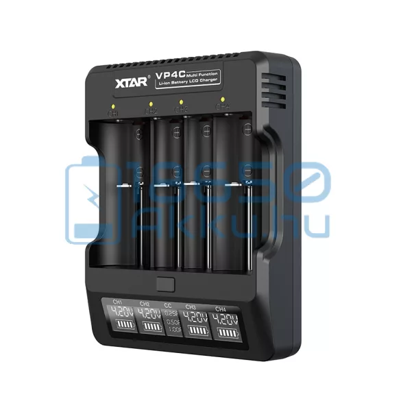 XTAR VP4C Akkumulátor Töltő