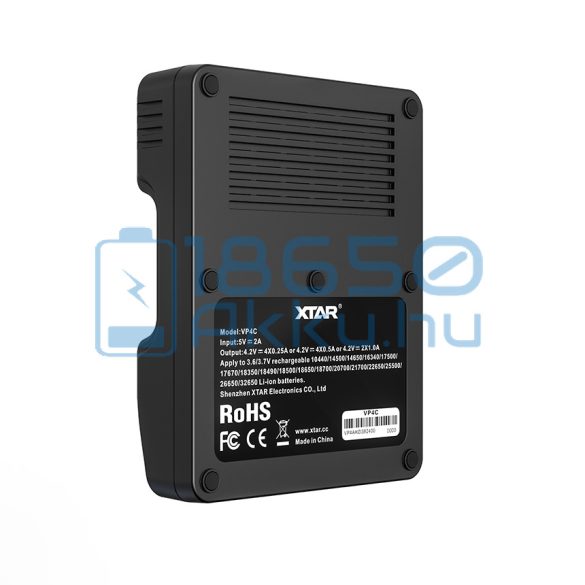 XTAR VP4C Akkumulátor Töltő