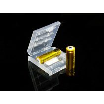   Vapcell 4 db x 14500 akku/akkumulátor tartó/tároló tok/doboz (Zöld)