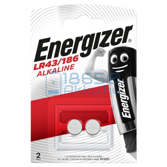 Energizer AG12 / LR43 / 186 Alkáli Gombelem (2db)