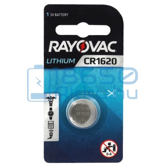 Rayovac CR1620 Lítium Gombelem