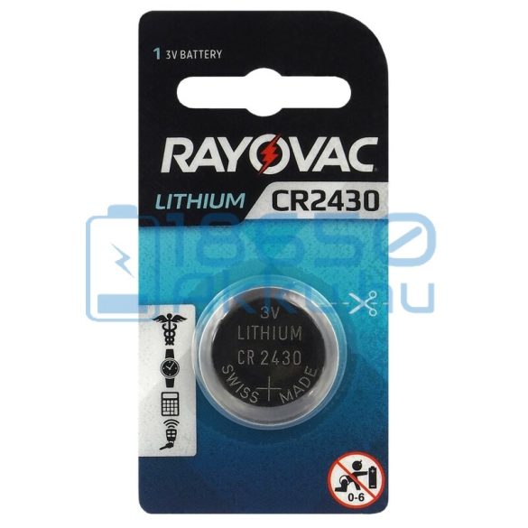 Rayovac CR2430 Lítium Gombelem