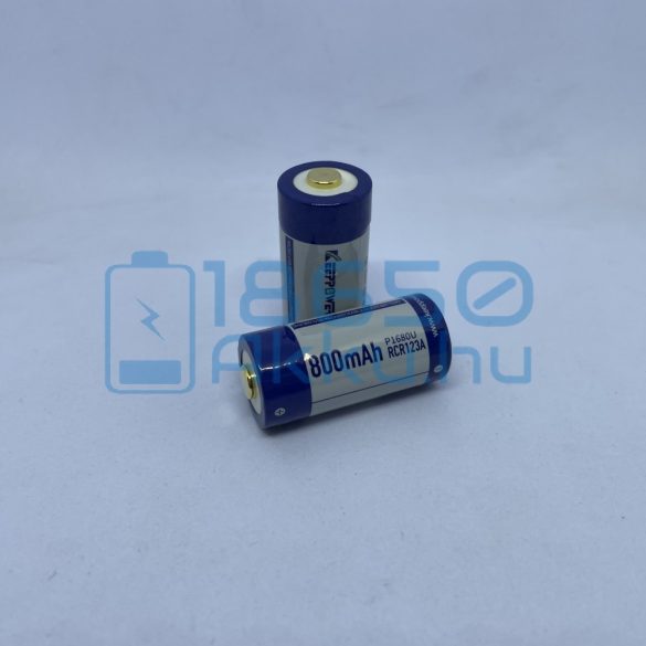 KeepPower 16340 (RCR123A) 800mAh 2A Akkumulátor