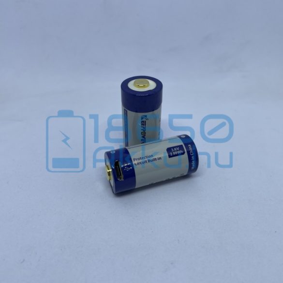 KeepPower RCR123A (16340) 800mAh 2A USB Akkumulátor