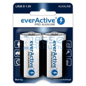 EverActive Pro Alkáli Tartós (D / LR20) Góliát Elem (2db)