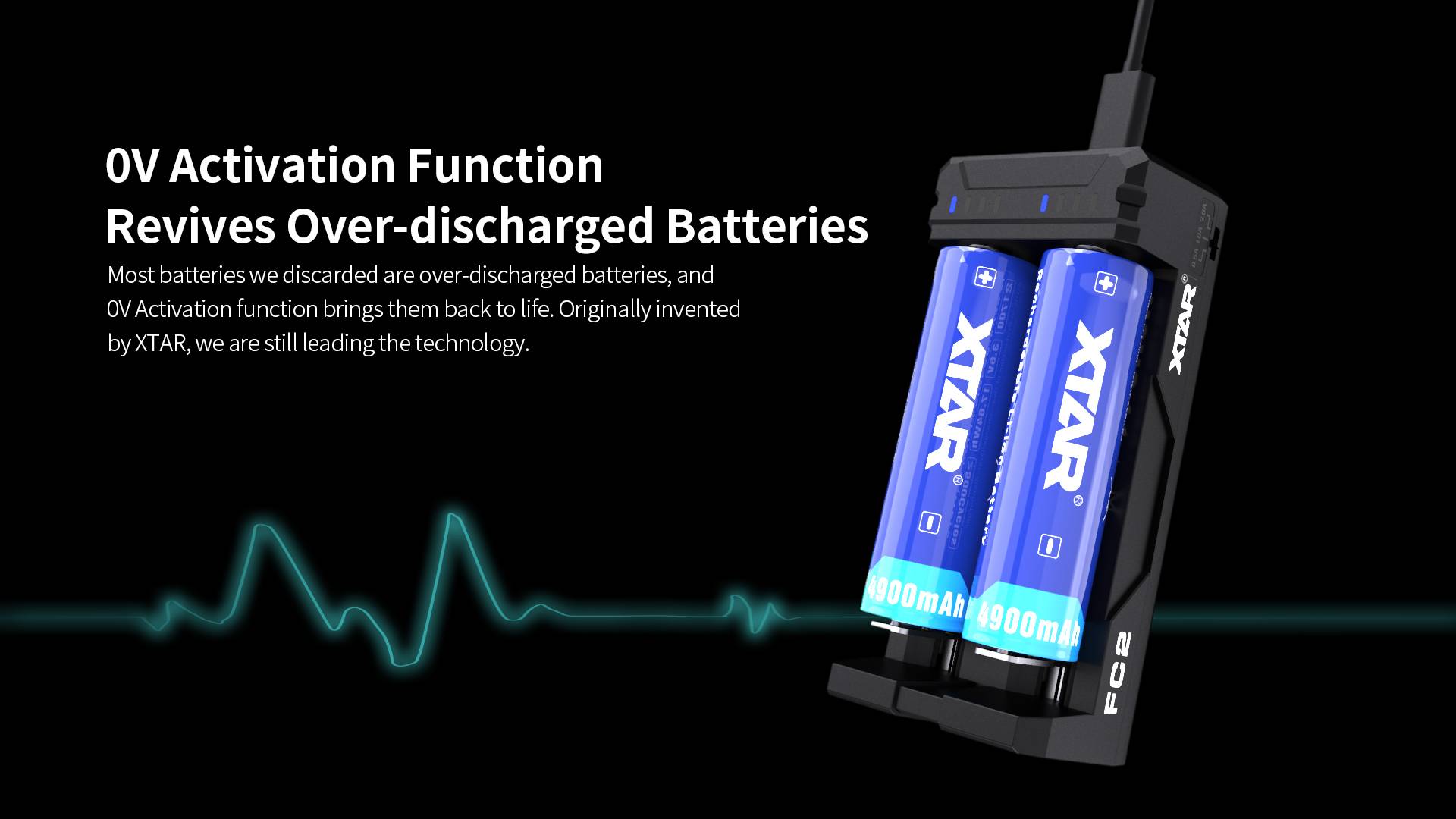 XTAR FC2 Akkumulátor Töltő